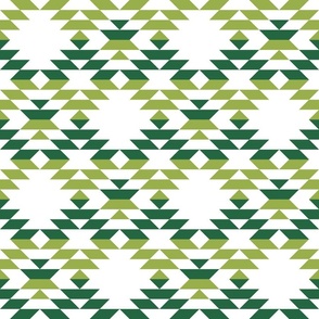 Aztec Kilim green mix