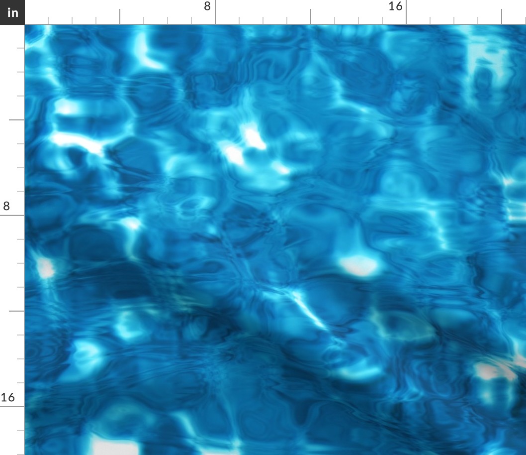 Clear Blue Swimming Pool Water (Large Scale)