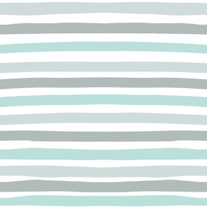Blue and Grey Nautical Stripes