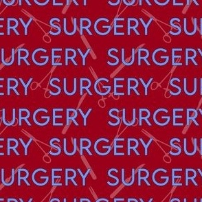 surgery red and blue medium