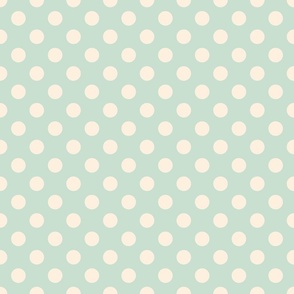 Dots for picnic blanket | Collection Garden Party light sage green