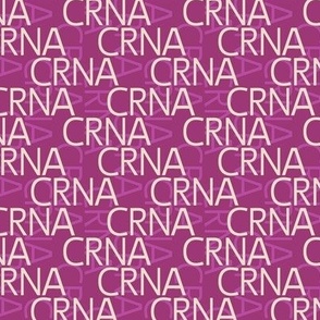 CRNA berry and blush