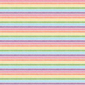 Rainbow stripe - med
