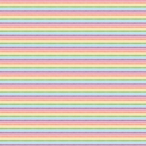 Rainbow stripe - XS