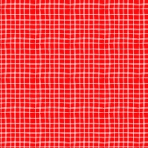 Red White Watercolor Plaid (small)
