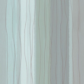 abstract lines and a color gradient - broken greys, greens and blue.