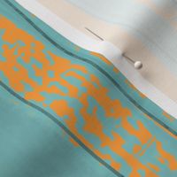 abstract lines and a color gradient - Mint an yellow