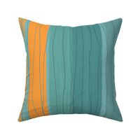 abstract lines and a color gradient - Mint an yellow