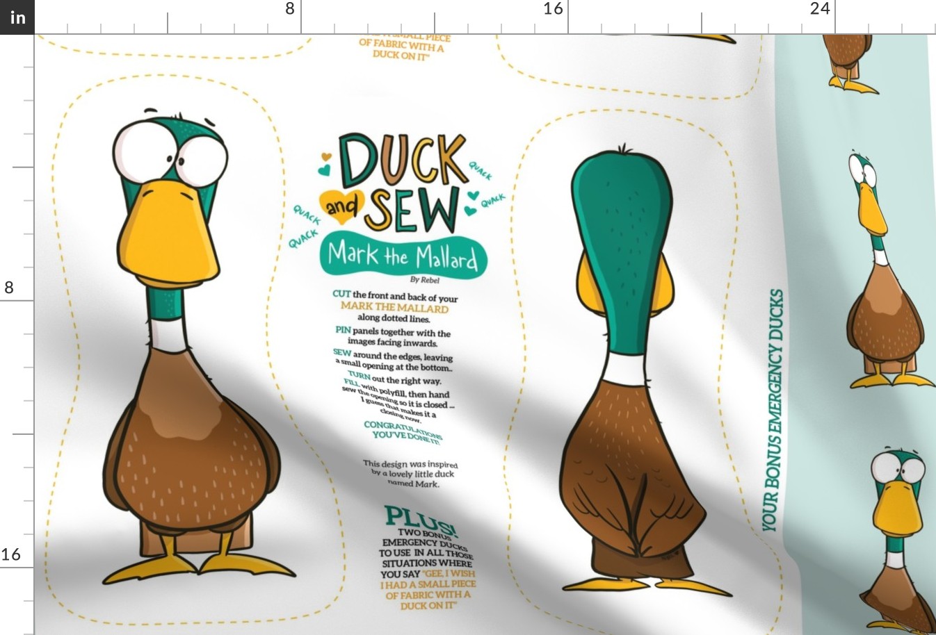 Duck and Sew - Mark the Mallard