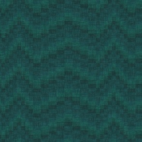 Geometric teal green wave grid - Palm Springs, mid-century modern - jumbo