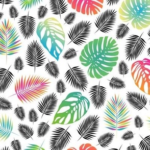 color gradient wild jungle white background middle scale