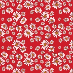 All the Daisies on Red, Large