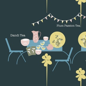 Tea Party In The Garden -Medium Scale.