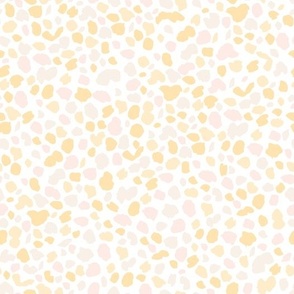 Terrazzo cream blush yellow pink by Jac Slade