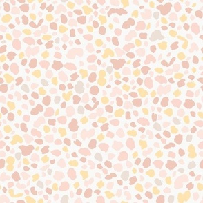 Terrazzo mushroom pink yellow blush by Jac Slade