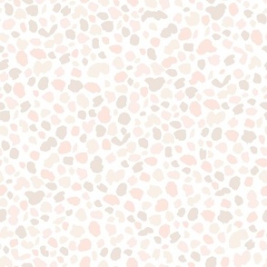 Terrazzo neutral brown baby pink by Jac Slade