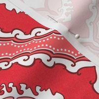 Arabetto Nuovo Damask (9 inch) in Red
