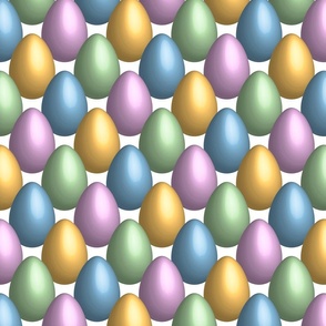 Pastel eggs Easter grid