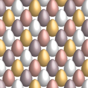 Metal eggs Easter grid