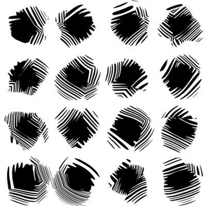 Distorted Contemporary Polka Dots 