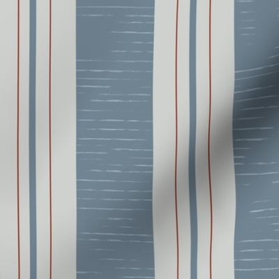 classic stripes  navy - medium scale