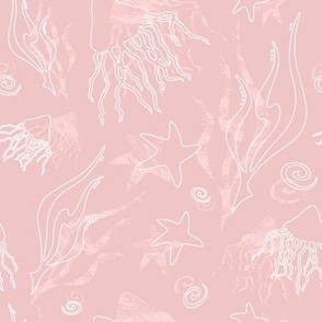 Ocean Life - Ballet Pink