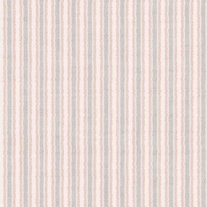 Vertical Stripes Dove Grey Linen