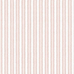 Vertical Stripes White Linen