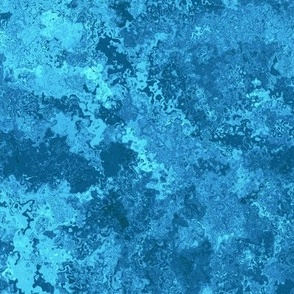 Gouache Paintbrushed Monochromatic Texture, ocean blue tones