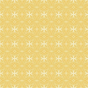 Boheme geometric mustard yellow Regular Scale by Jac Slade