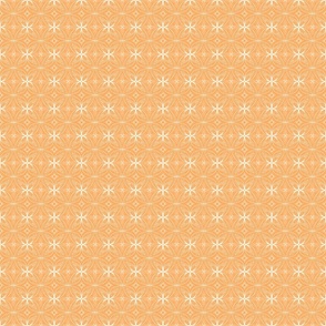 Boheme geometric mango orange small scale by Jac Slade