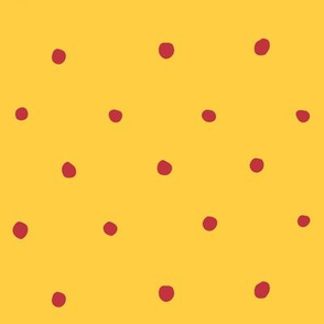 Yellow and Red Circle Dots