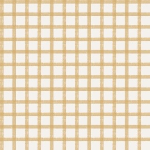 gingham - gold