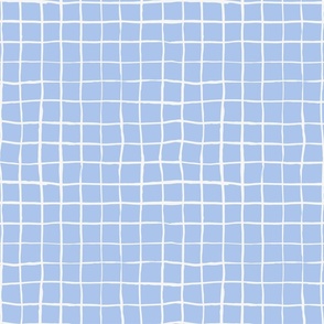 Stripy lines - cornflower blue