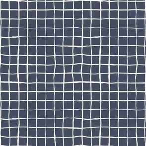 Stripy lines - dark blue