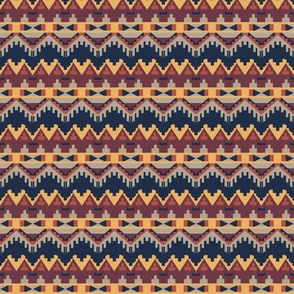 Nomad Geometric Repeat in Desert Tones