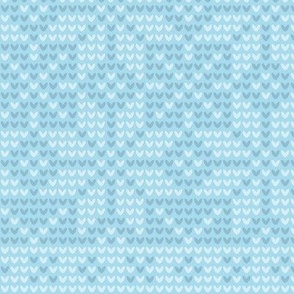 Scandi-Snowflake-Knitted Jumper – Blue