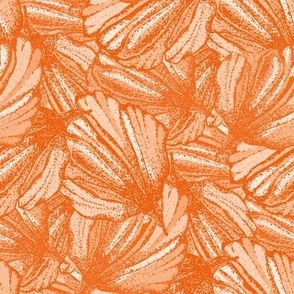 Penny's Orange Vintage Petal Texture