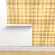 Gingham pattern in   yellow on creamy white - medium