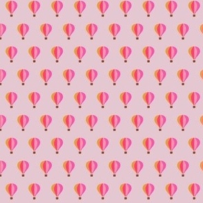 Small hot air balloon pink