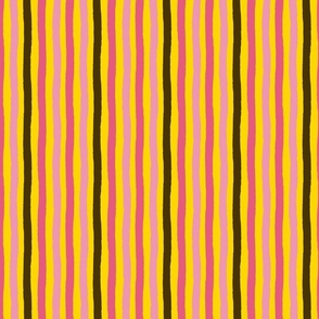 Pink and brown stripes