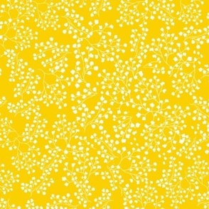 Bright Fillers Baby's Breath yellow