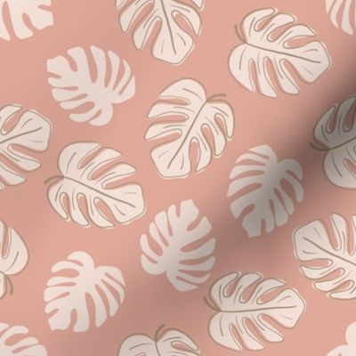 Tropical Leafs-pale-pinks