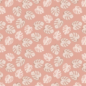 Tropical Leafs-pale-pinks