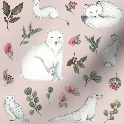 Arctic Animals - Blush