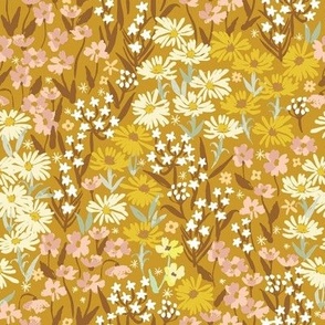 Boho Floral Wilderness - Yellow