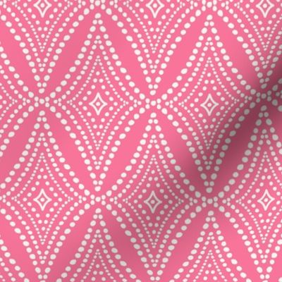Pebble Pathway - Dot Geometric Pink Ivory Regular Scale