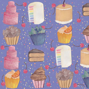 Patterned Paper Cakes