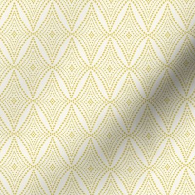 Pebble Pathway - Dot Geometric Ivory Citron Yellow Small Scale