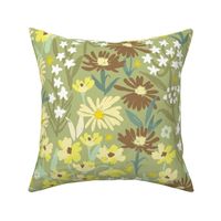 Boho Floral Wilderness - Sage Jumbo